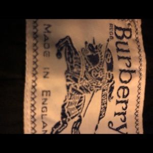 Burberry's long coat